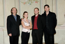 Csaba Klenyn, Imre Lachegyi, Tams Cs. Nagy, Anna Lachegyi — photos after the concert “Bergamasca”